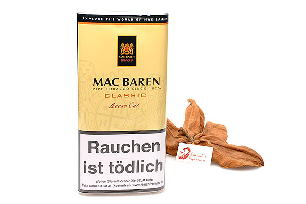 Mac Baren Classic Loose Cut Pipe tobacco 50g Pouch